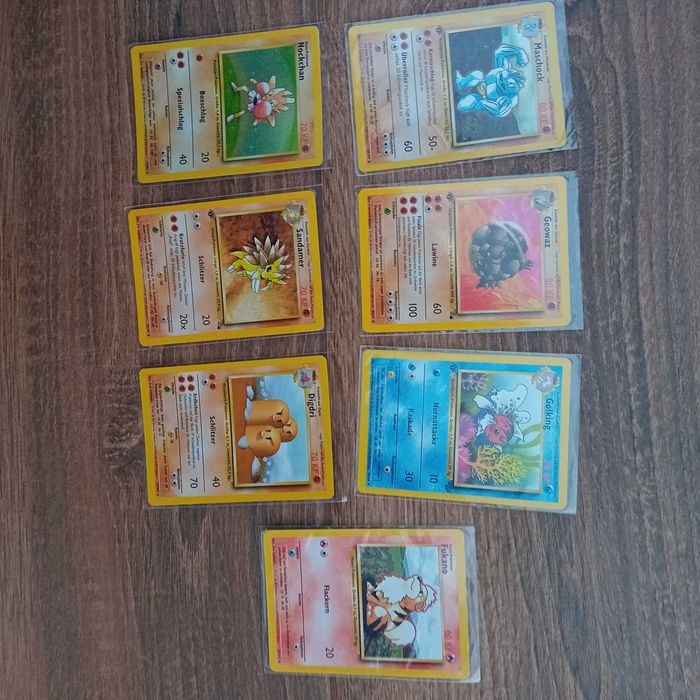 Zestaw 7 kart Pokemon