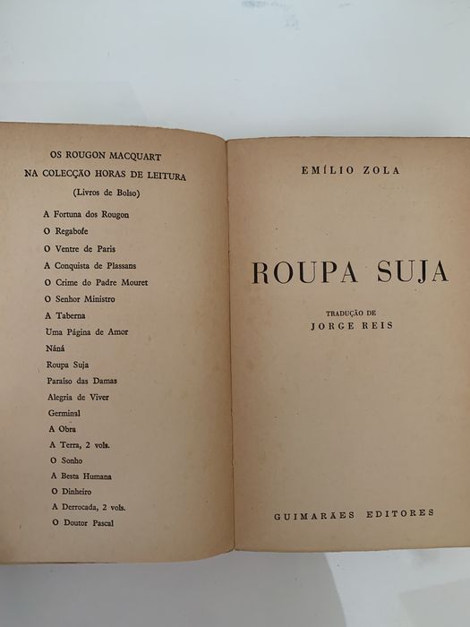 Roupa suja - Émile Zola
