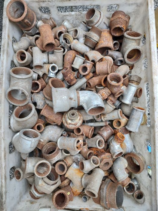 Kształtki złączki do rur hydrauliczne cała skrzynia