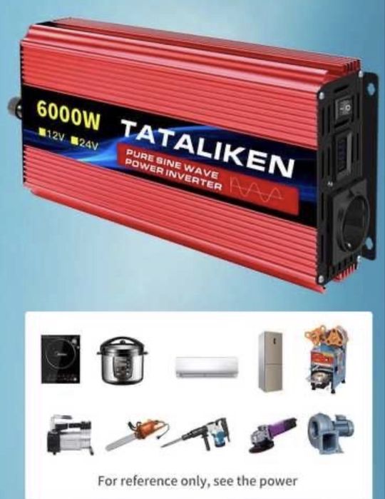 Інвертор TATALIKEN 6000W чистий синус