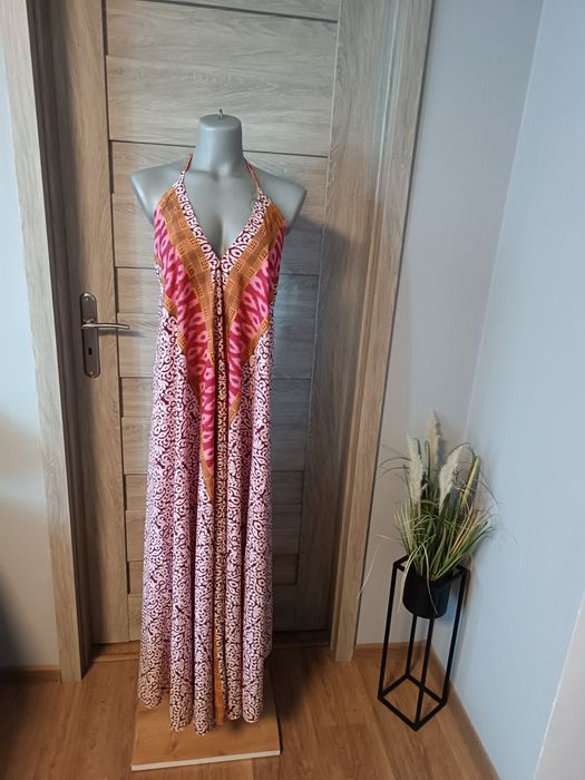 Sukienka maxi w stylu boho Made in Italy