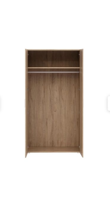 Roupeiro 2 portas carvalho 104x191x53 cm One