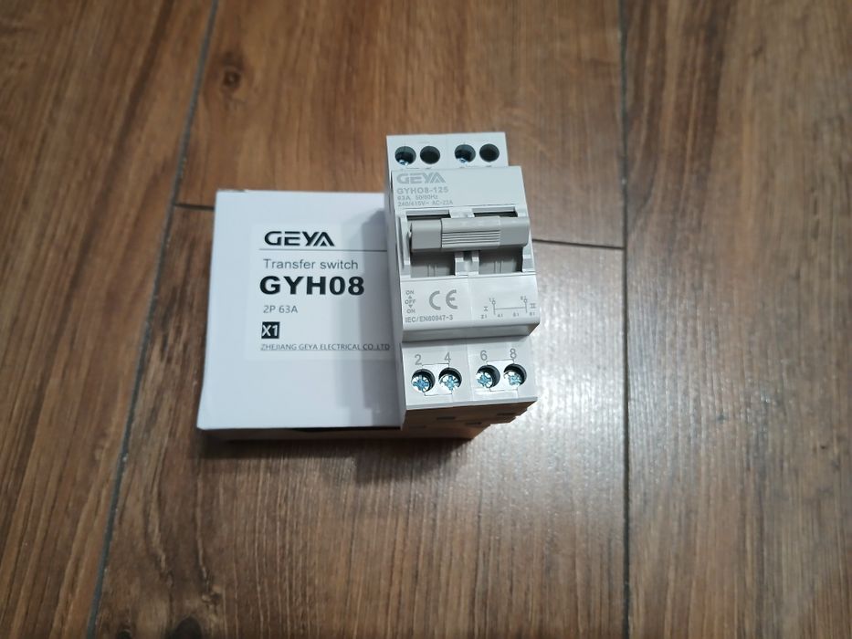 Трехпозицион переключатель GEYA 63A 2P