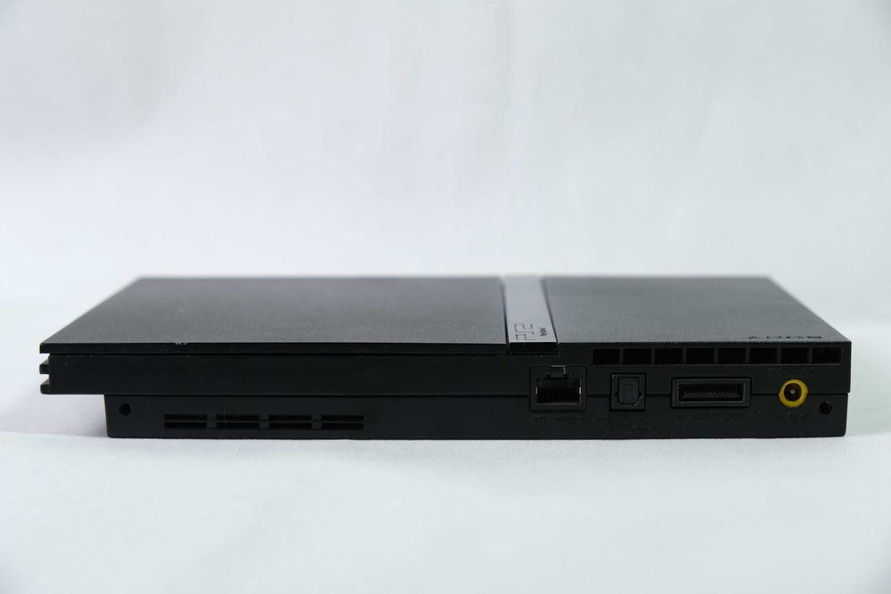 Consola Sony PlayStation Slim 2 PS2 slim com cabos e comando, PAL