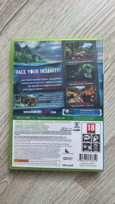 Far Cry 3 Xbox bdb