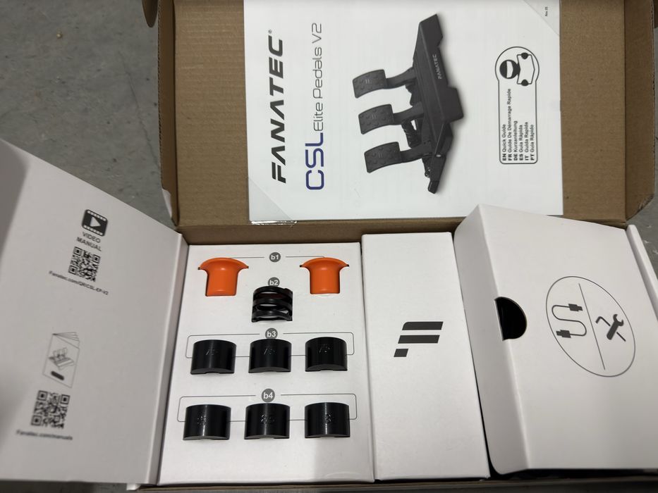 Fanatec pedais csl elite pedals V2