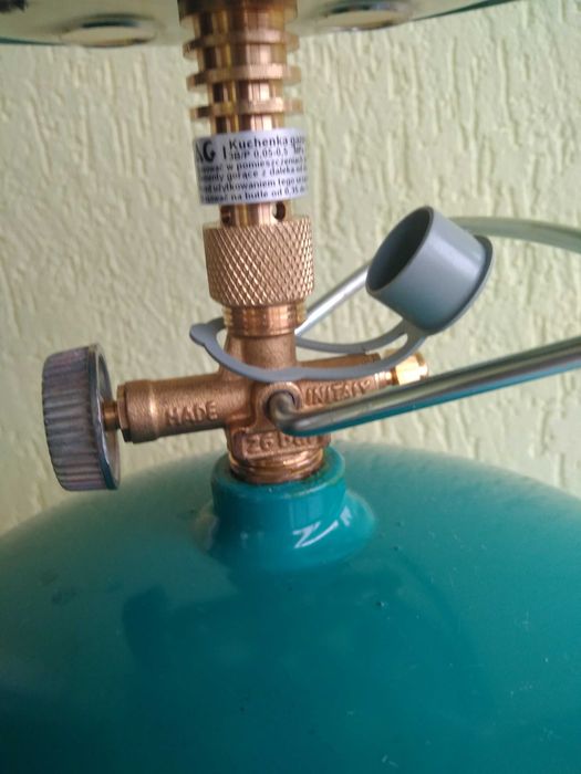 Газовий балон на 7,2л з пальником +перехідник, примус Vitkovice Milmet