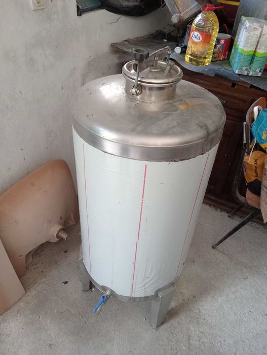 Cuba de inox azeite
