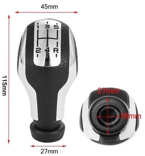 Manete moca seletor caixa de velocidades e foles Peugeot Citroen