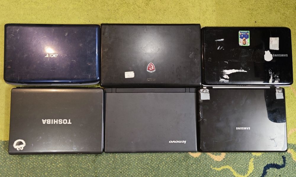 Zestaw 6x Laptop USZKODZONE Na Części. Stan jak na foto. Mix Samsung M