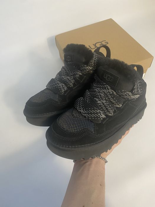 !! РОЗПРОДАЖ !! Жіночі кросівки чорні UGG Lowmel / Черевики  угі угг