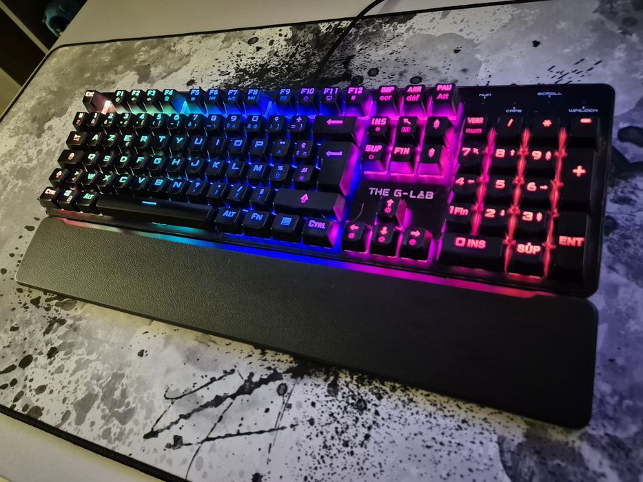 Ігрова дротова механічна клавіатура The G-lab Keyz-Rubidium. Дефект!