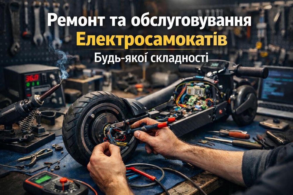 Ремонт та обслуговування електросамокатів