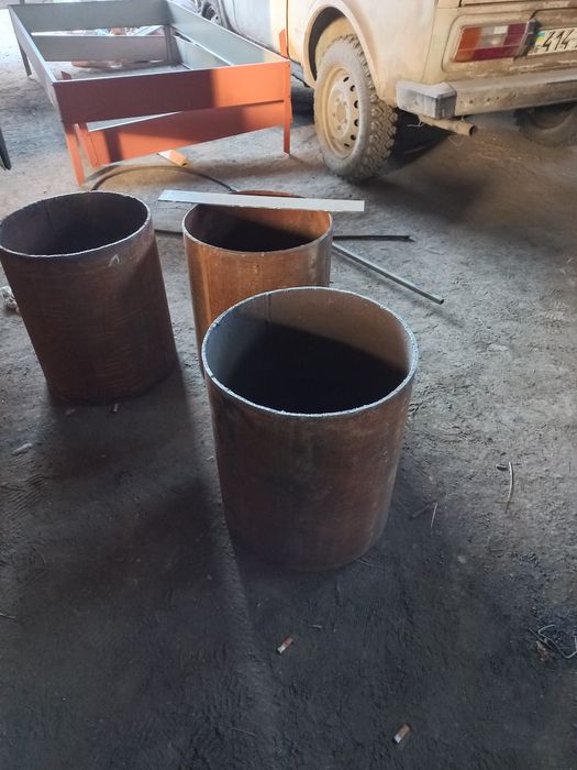 Труба.Заготовка на буржуйку товстостенна.