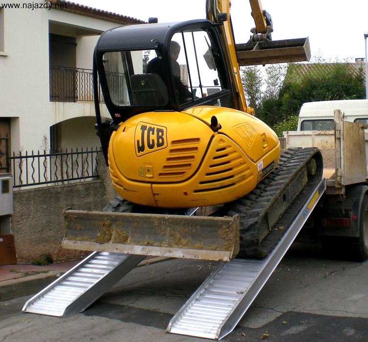 Najazdy Aluminiowe 3,5m 4,2t Cert CE/Gwarancja/Dostawa 0zł