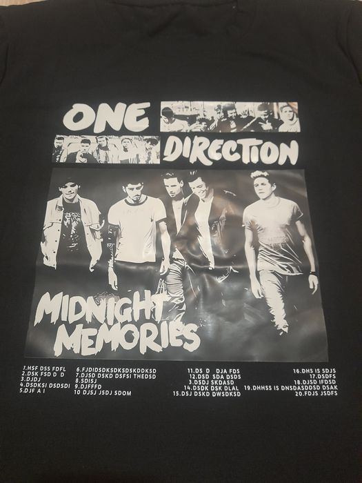 Koszulka zespołu One Direction