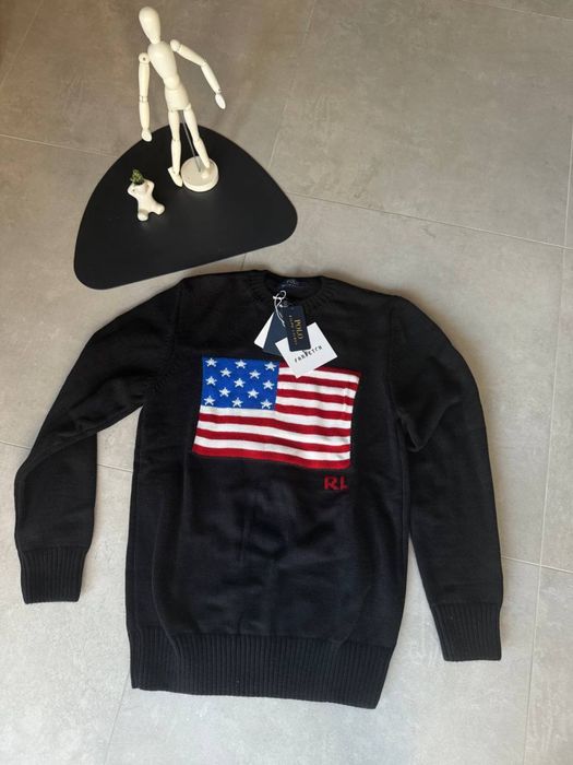 Светр Polo Ralph Lauren чорний чоловічий светр поло ральф лаурен