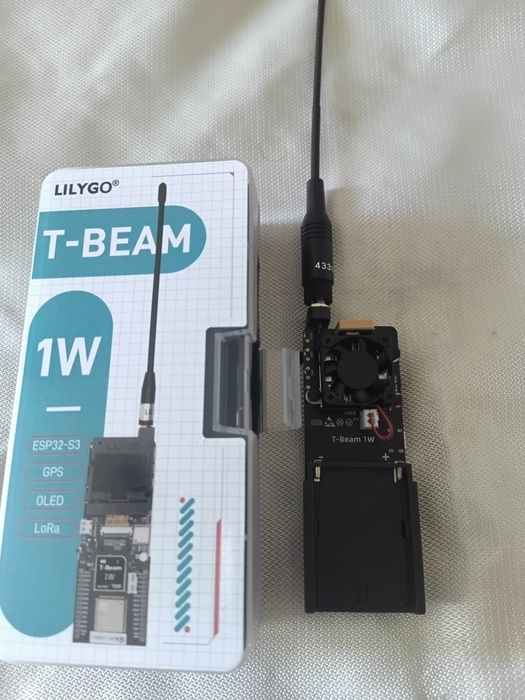 LILYGO T-Beam 1W, Meshtastic 433, мештастик