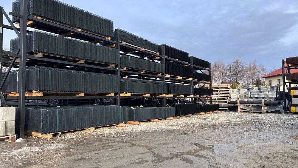 Słupek panelowy 60x40x2mm ocynk + RAL