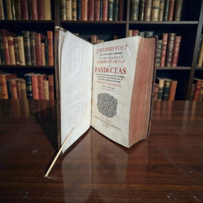 Prawo Rzymskie 1724 starodruk