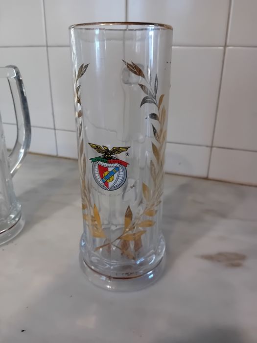 Conjunto de 2 Canecas Antigas Benfica