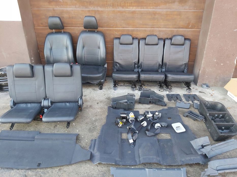 Toyota VERSO LIFT fotel przód kanapa tył pas przekładka van pasy 2 3 rząd