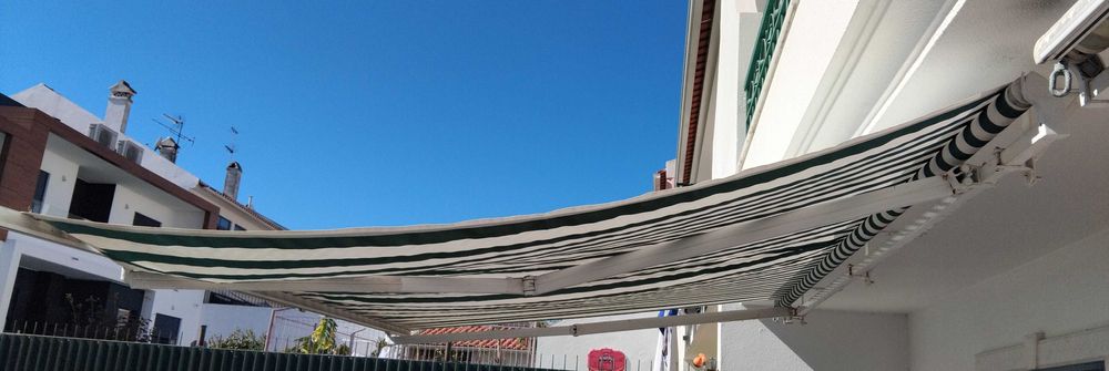 Toldo para varanda, jardim, pátio.