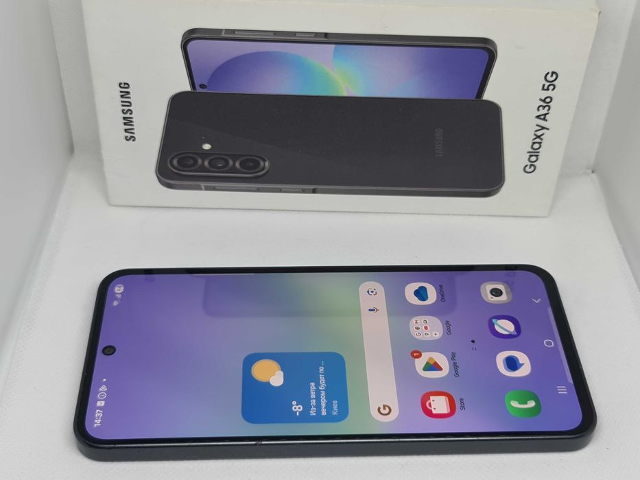 Смартфон Samsung galaxy A36 8/256 gb Awesome Black 16 Android