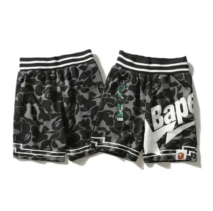 Новые Шорты Bape / A Bathing APE gray camo