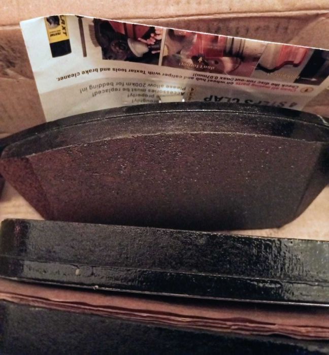 Pastilhas de travão para a frente TEXTAR