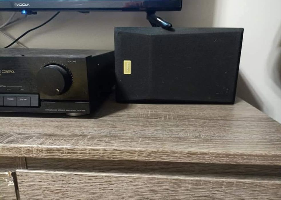 Amplificador e colunas Sony