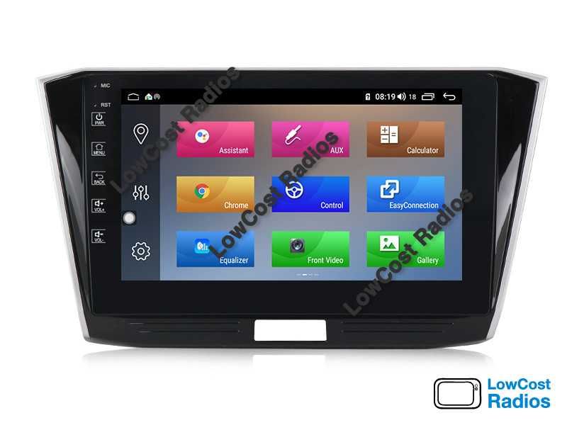 Auto Rádio GPS VW PASSAT B8 | 10' ANDROID 15 • Multimédia BT USB WIFI