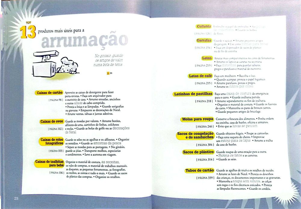 Livro "UTILIZAÇÕES EXTRAORDINÁRIAS" para coisas do dia-a-dia
