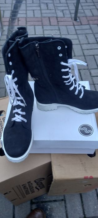 Trapery skórzane damskie