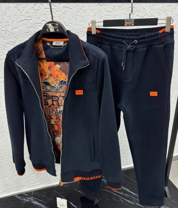 Теплий S/M спортивний костюм чоловічий