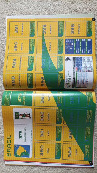 Caderneta + Cromos S/colar Panini Mundial 2006 EXCLUI RONALDO E MESSI