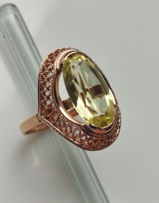 Золотое кольцо СССР Золота радянська каблучка