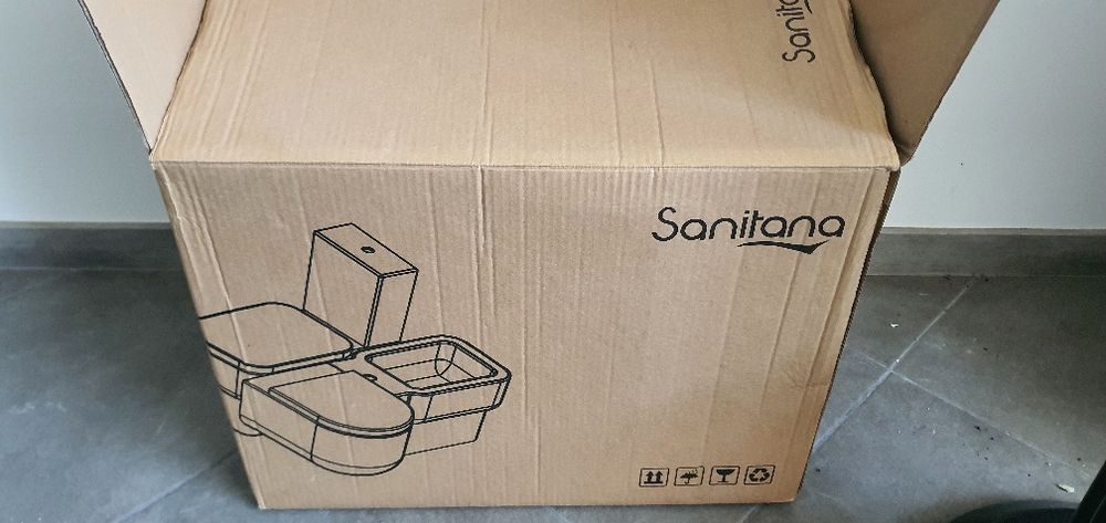 Bidé Glam Sanitana Novo na Caixa