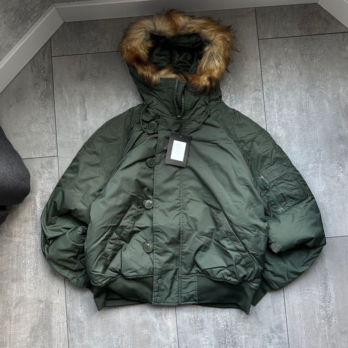 Аляска бомбер МА-1 куртка хакі камо с мехом опиум opium racer sk8 y2k