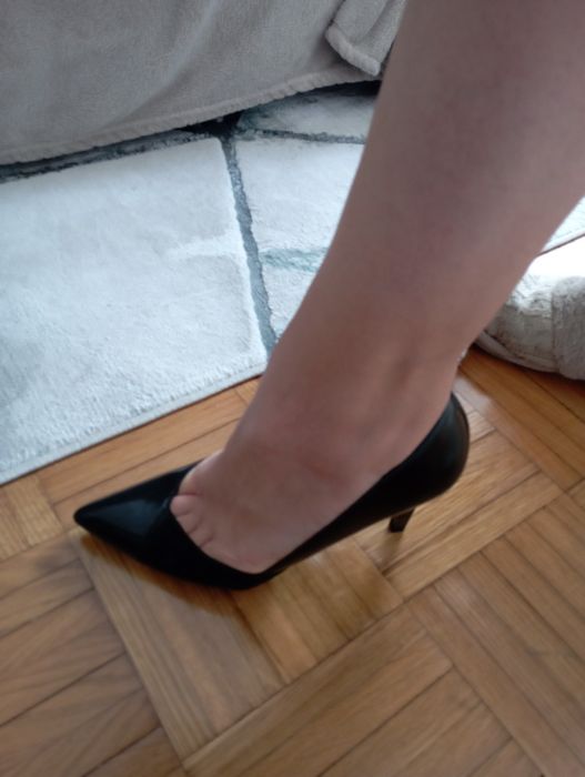 Sapato agulha Zara preto