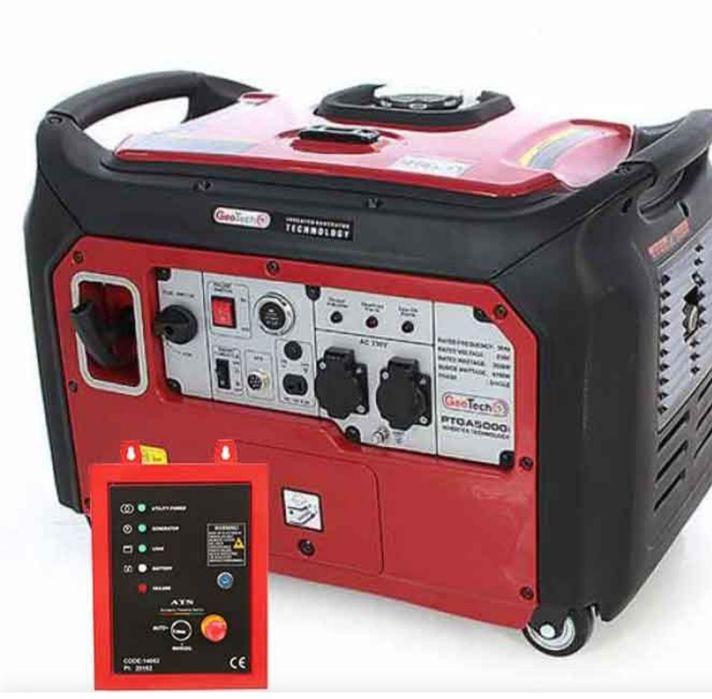 Генератор инверторный GeoTech PTGA 5000i 4000W 230В тихий