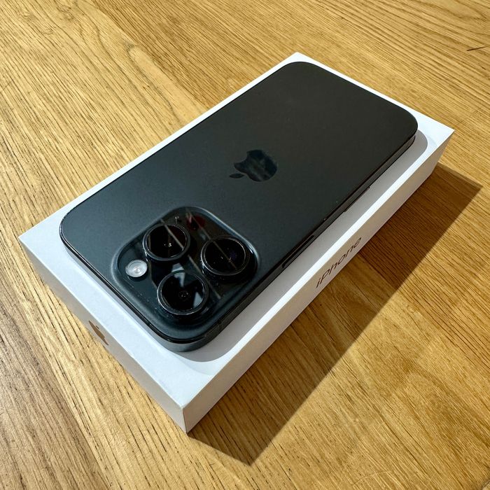  Apple iPhone 15 Pro 128GB Black Titanium Bat. 100% Gwar. ROK Ideał