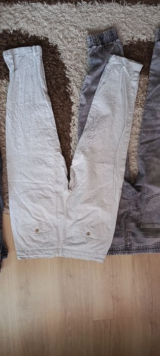 Spodnie jeansy i wyjściowe baggy i inne