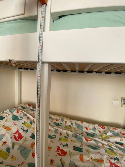 Ліжко двоярусне у вигляді будиночку 80*190