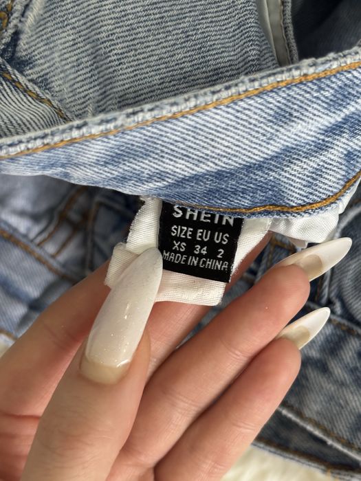 spodnie jeansowe shein