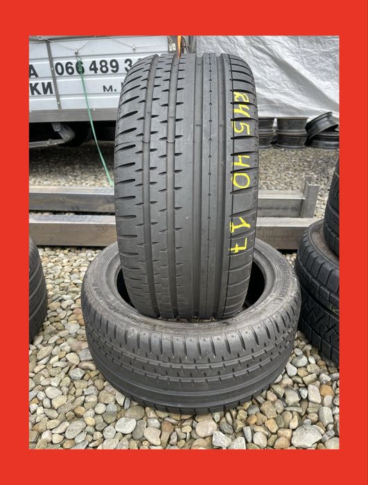 ‼️ 245.40r17 Continental Sport Contact2 нові літні шини колеса 2шт