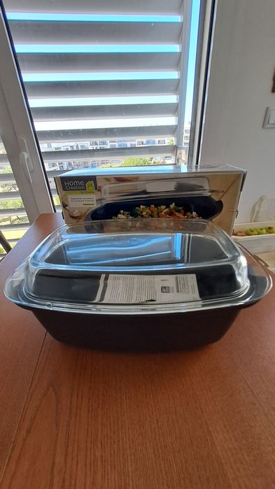 Assadeira em alumínio fundido 5,5 l NOVA