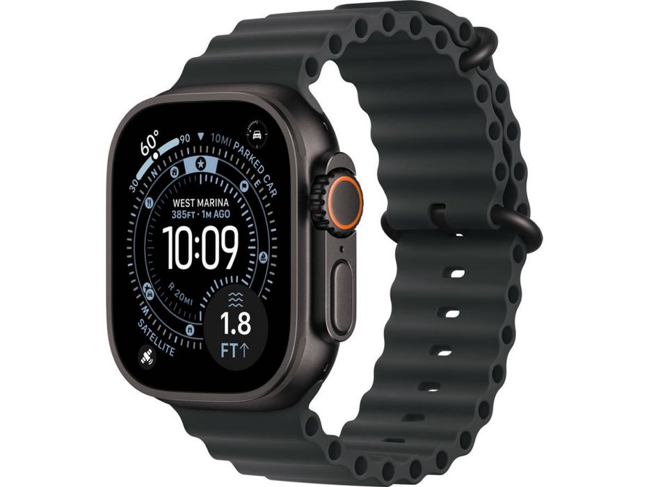Apple Watch Ultra 3 com duas braceletes
