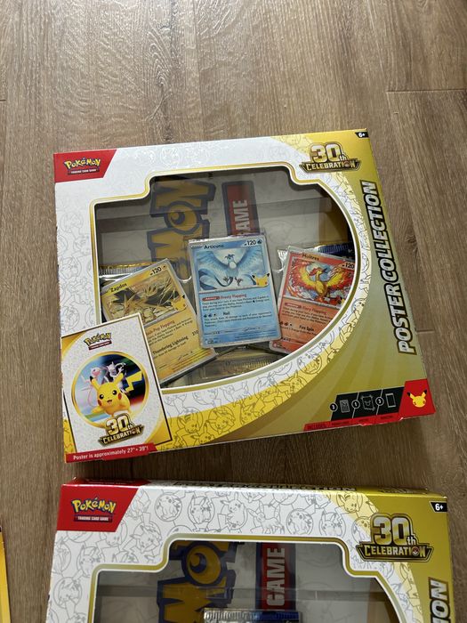 Pokemon TCG Artigos Coleção aniversario 30 anos