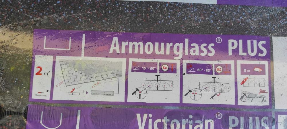 Gonty papowe na dach IKO Armourglass PLUS